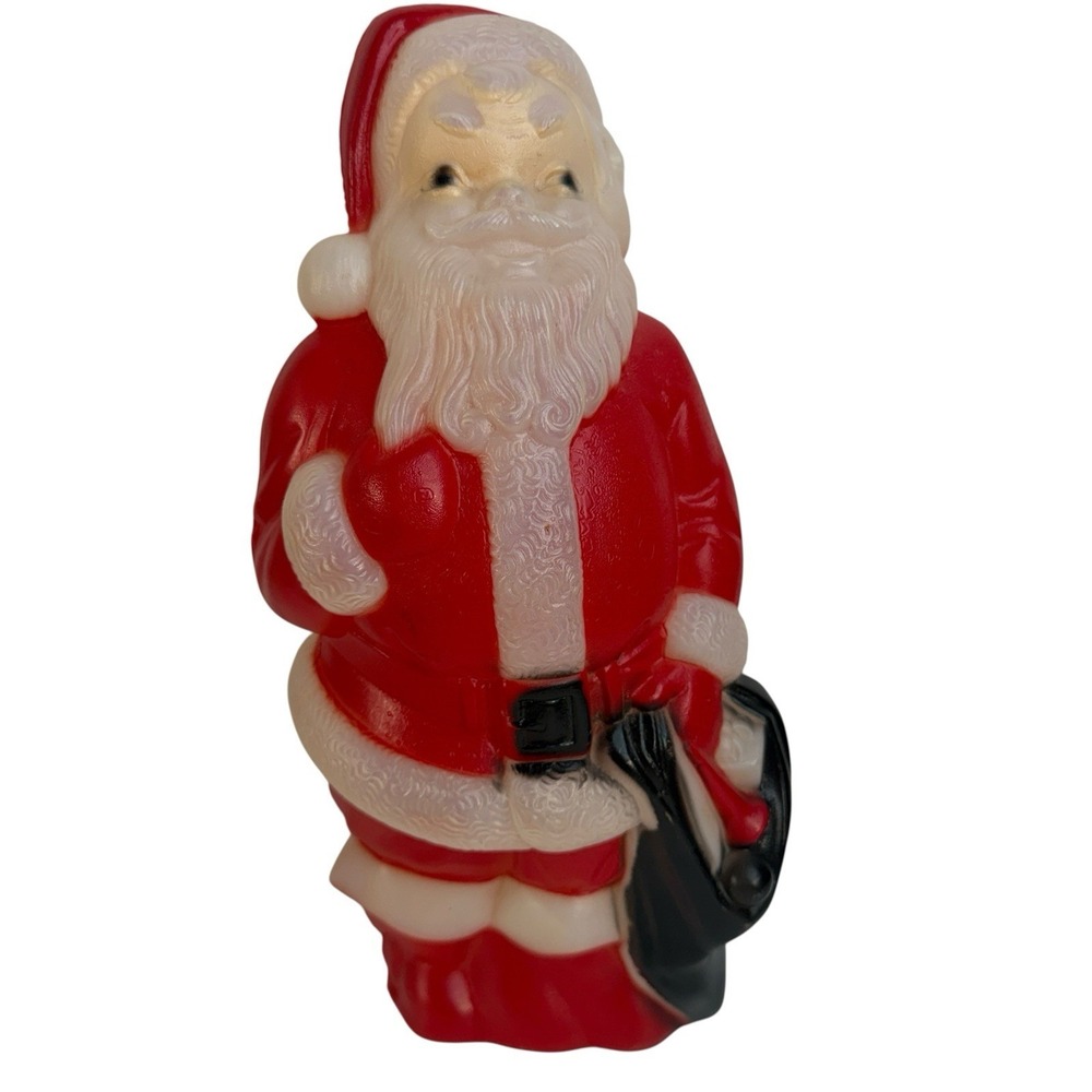 Vintage Empire Blow Mold Santa Claus 13" Tabletop Figure Christmas 1968 NO LIGHT